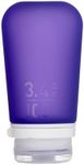humangear GoToob+ Refillable Silicone Travel Size Bottles with Locking Cap, Purple, Large (3.4oz), GoToob+ Refillable Silicone Travel Size Bottles with Locking Cap