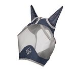 LeMieux Horse Armour Shield Pro Half Masks in Navy - Breathable Bamboo Lining - UV Protection - XS