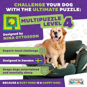 Outward Hound Multipuzzle Interactive Dog Puzzle Toy