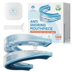Anti Snoring Mouthpiece for Sleep: Anti Snoring Devices for Men Women -Designed to Help Reduce Snoring - Adjustable & Reusable (Ice Blue)