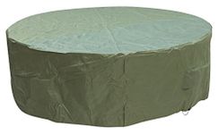 Woodside Green 6-8 Seater Round Waterproof Outdoor Garden Patio Furniture Set Cover Heavy Duty 600D Material 0.8m x 2.52m / 2.6ft x 8.3ft 5 YEAR GUARANTEE