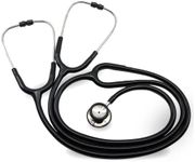 Ever Ready First Aid Deluxe Dual-Head Teaching Stethoscope for Medical Training, Nursing Students and Teachers – Black