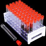 YGDZ Test Tubes with Rack, 50pcs 16