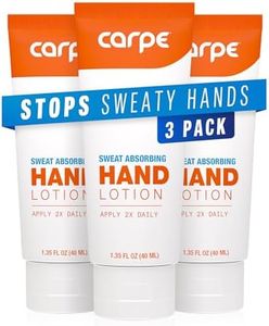 Carpe Antiperspirant Hand Lotion (Pack of 3), A dermatologist-recommended smooth lotion that helps stop hand sweat, great for hyperhidrosis or excessive sweat (Original Eucalyptus)