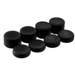 AceShot Thumb Grips (8pc) for Xbox One (& One S) by Foamy Lizard ® Sweat Free 100% Silicone Precision Raised Antislip Rubber Analog Stick Grips For Xbox One Controller (8 grips) BLACK