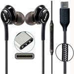 GLITZY GIZMOS Genuine Official Samsung AKG Earphones Headphones for Samsung Note 10 / Note 10+ Plus / S10 With Type C Connection & for All Other Type C Devices GH59-15198A (BULK PACKAGING)