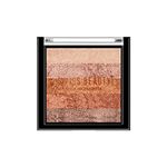 Swiss Beauty Brick Highlighter | Highly-Pigmented Powder Highlighter + Bronzer With Easy-To-Blend Formula | Shade- 1, 7G |