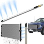 Lucstar Radiator Cleaning Wand,Radiator Genie Water Air Cleaning Wands,Radiator Cleaner Wand Air Fin Comb Cleaner,Radiator Flush And Cleaner Tool,Home Car Truck Power Washer Wand,Gutter Cleaning