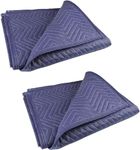 Moving Blankets Heavy Duty 40x72 Professional Packing Blanket for Moving Environmental Moving Supplies 2Pack