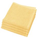 Now Designs Ripple DishCloth, Set of Four, Lemon