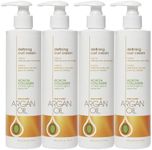 One 'n Only Defining Curl Cream with Argan Oil, Leave-in Conditioning Cream, Defines and Leaves Strong Curly Hair, Enhances Shine and Hydrates Without Sticky Residue, 9.8 Ounces (4 Pack)