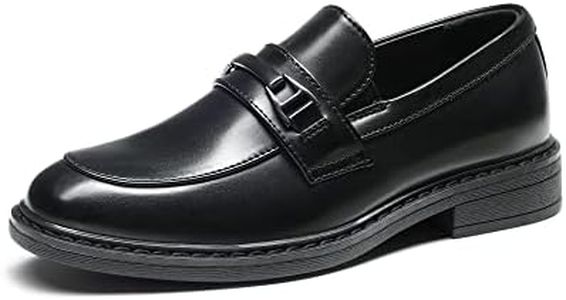 Bruno Marc SBLS2322K Boys Dress Slip-on Penny Loafer,Black, Size 9 Toddler