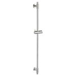 KES Stainless Steel Shower Riser Rail Wall Mounted, 100CM Shower Slider Rail with Adjustable Shower Head Holder Brushed Finish, F209S100-BS