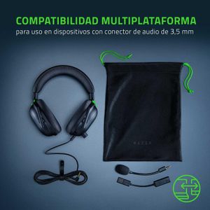 Razer BlackShark V2 Wired Gaming Headset – Noise Cancelling Mic