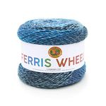 Lion Brand Yarn Company 217-607 Ferris Wheel Yarn, Full Moon, One Skein