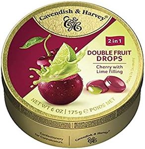 Cavendish & Harvey Cherry with Lime Filling Double Fruit Drops 175 g