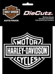 Chroma Graphics Harley Davidson Die Cutz - White Decal