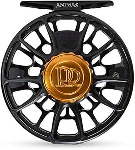 ROSS REELS Animas Fly Fishing Reel | Durable Lightweight High-Performance Ultra-Large Arbor Reel for Fly Fishing in Freshwater & Saltwater, 5-6wt, Matte Black