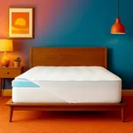 ViscoSoft Memory Foam Mattress Topper King - 3 Inch Reflex Gel Mattress Pad CertiPUR-US Certified