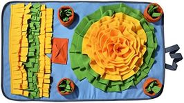 Snuffle Mat for Dogs,Sniff Mat for Dogs Large Size 50X80cm,Puzzle Toys for Dogs Mental Stimulation,Dog Mat for Training and Stress Release,Rabbits/Dogs/Cats/Puppy Interactive Snuffle Mat