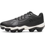 Under Armour Women's Glyde Sola RM Softball Cleats, (001) Black/White/Black, 7.5, US