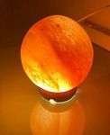 K3 AURA Pure Himalayan Salt Lamp Is Hand Crafted From 100% Natural Himalayan Crystal Rock Salt Hollowed 3-4 Kg (Globe, Pack of 1)