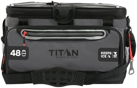 Arctic Zone Titan Deep Freeze 48 Can Zipperless HardBody Cooler, Sharkskin Gray