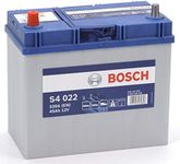 Bosch S4022 - car battery - 45A/h - 330A - lead-acid technology - for vehicles without Start/Stop system - Type 155