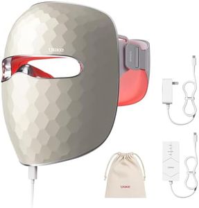Ulike ReGlow LED Light Therapy Mask, Red Light Therapy for Face, 4 Modes with Red, Blue, Yellow & Infrared Red Lights for Reduce Acne & Anti-Aging, Eye-Protection, 272 Beads, Remote Control (Gold)