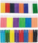 Fun Express Suncatcher Paint Pens Bulk Kit - VBS Vacation Bible School Supplies/Decor - 24 Colors, Set of 72 Markers - DIY for Kids and Classroom Supplies