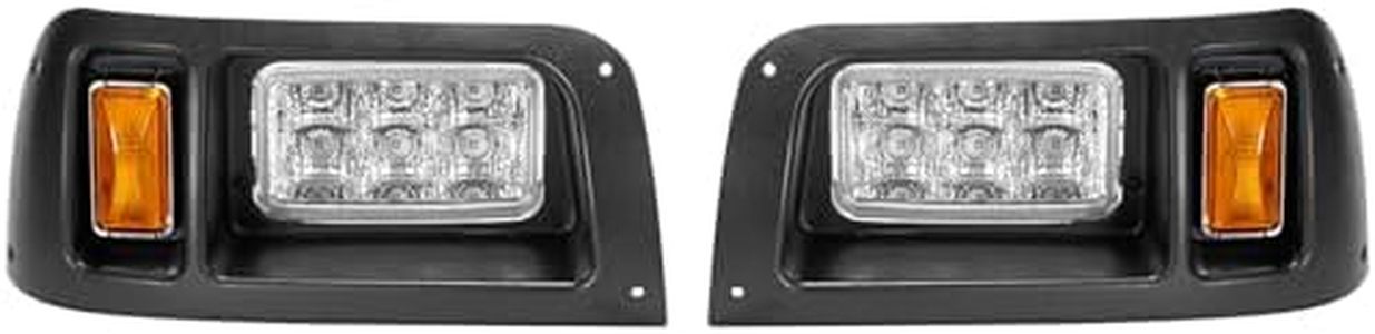 Blogole LED Headlights for Club Car DS Golf Cart 1993-Up Models, Replacement/Upgrade OEM 101988002, 101988001, CP1C2195US