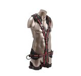 Karam Full Body Safety Tower Harness for Fall Arrest, Rope Access Work & Work Positioning Attachments | Adjustable shoulder & Thigh Straps | Construction Harness & Fall Protection Gear | PN56