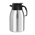 OGGI Coronado 68oz Stainless Steel Thermal Coffee Carafe- Double Walled Vacuum Container w/Press Button Top, Insulated Coffee Carafe, Thermos Carafe, Coffee Urn, Hot Beverage Dispenser, 2 Liters