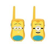 LEXIBOOK TW12DES Minions Despicable Me Walkie-talkies, Communication Game for Children, Belt Clip for Transport, Battery