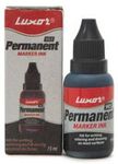 Luxor Permanent Marker Ink Black 15ml Pack Of 10