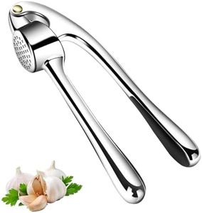 CIMOYBAI Presse-Ail, Presse-Ail en acier inoxydable, Presse-Ail avec poignée facile à presser, Presse-Ail, Coupe-Ail, Facile à nettoyer, Ustensiles de cuisine pratiques