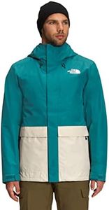 The North Face Men's Clement Triclimate Jacket, Harbor Blue/Gravel/Tnf Black, X-Large