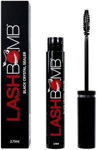 LashBomb - Keratin Infused Black Crystal Sealer - Lash Sealer for Extensions & Lash Lifts for a Mascara Effect - Binds, Plumps, & Revitalizes Lashes - Long-Lasting, Flexible, & Strengthening Bond