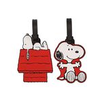 Peers Hardy - Peanuts Snoopy Red, White & Black 2 Piece Luggage