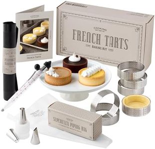 French Tart Baking Set | Unique Baking Gifts for Women BFF Kitchen Baking Supplies Present a Food Making Kit For Adults & Fun Activities with Girlfriends Parisian Cooking Tools for Pastry Dessert