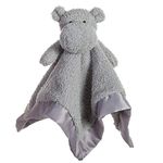 Apricot Lamb Stuffed Animals Hippo Security Blanket Infant Nursery Character Blanket Luxury Snuggler Plush Baby Lovey(Hippo, 13 Inches)