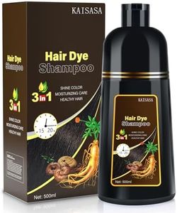 Dark Burdgundy Hair Dye Shampoo for Gray Hair Coverage, 3 in 1 Hair Dye Shampoo Natural Herbal Hair Color Shampoo for Women, Champu Con Tinte Para Canas (dark burgundy)