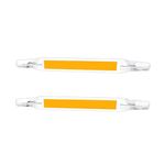 Viitech 2 Pack R7S LED Bulb, 118MM 10W Warm White 2700K COB Non-Dimmable LED Light Bulb Linear Light Bulb, LED Halogen Bulb Replacement Energy Saving for Ceiling Floodlight Lamp Wall Lamp