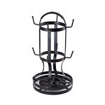 Gourmet Basics by Mikasa 8-Cup Mug Tree 5158729 Metal Rotating, Antique Black