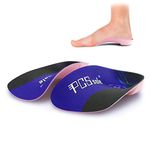 PCSsole’s 3/4 Orthotics Shoe Insoles High Arch Supports Shoe Insoles for Plantar Fasciitis, Flat Feet, Over-Pronation, Relief Heel Spur Pain (Men9-11/Women10-12)