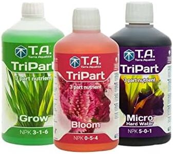 Senua-General Hydroponics Soft Warter Flora Series QT - FloraGro, FloraBloom, and FloraMicro Garden, Lawn, Supply, Maintenance 1ltr