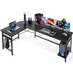 Coleshome 66" L Shaped Gaming Desk,