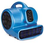 Master Equipment PetEdge Blue Force Air Dryer with Cage – Quiet Pet Fur Dryer Offers 3 Speeds Up to 2,000 CFM, 0.33 HP