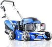 Hyundai 17"/42cm 139cc Electric-Start Self-Propelled Petrol Lawnmower with 3 Year Warranty, Blue