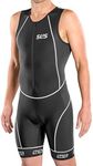 SLS3 Triathlon Suits Mens - Durable FRT Sleeveless Tri Suit Men Triathlon Suit - Lightweight Trisuit Triathlon Men, 2 Pockets